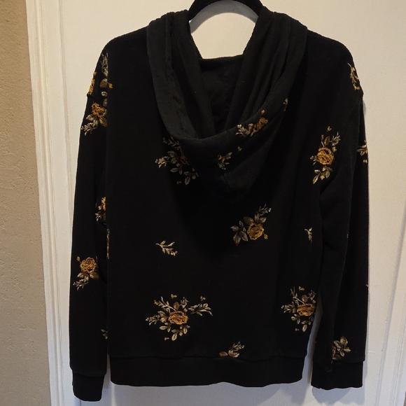 Driftwood Floral Embroidered Hoodie L - Picture 2 of 4